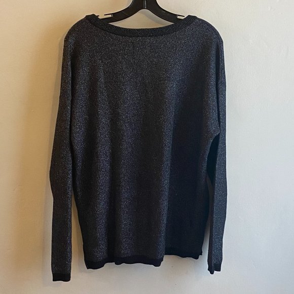 Scotch & Soda Black Metallic Sweater - Picture 2 of 5